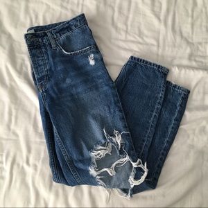 Topshop Moto Ripped Hayden Jeans